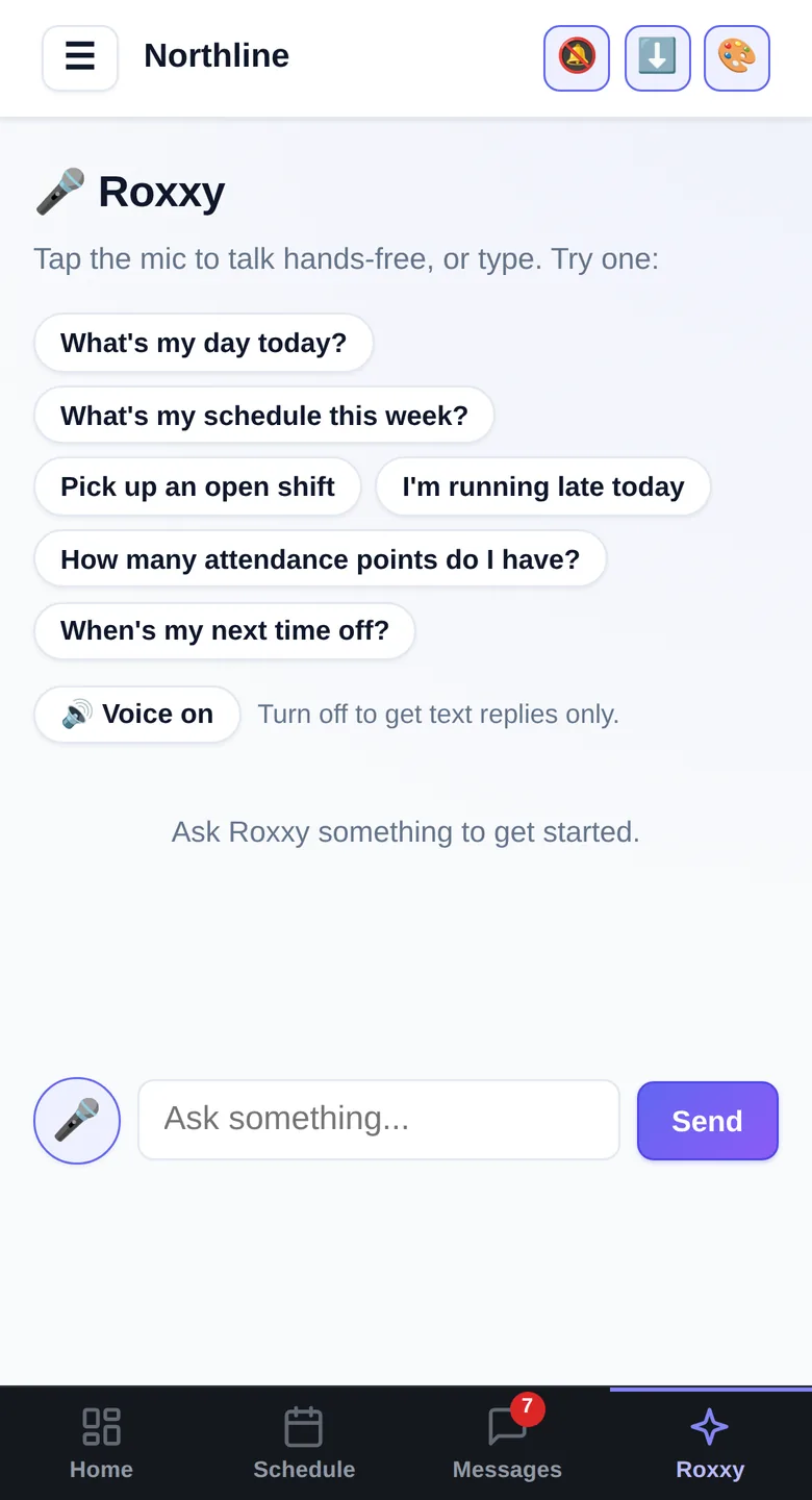 The Roxxy screen